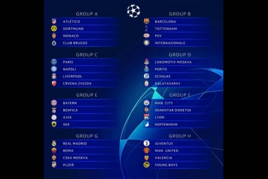 clubes internacionais liga campeoes