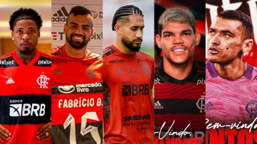 Veja o balanço de Fabrício Bruno e Marinho no Flamengo e saiba como os demais reforços ajudarão em 2022