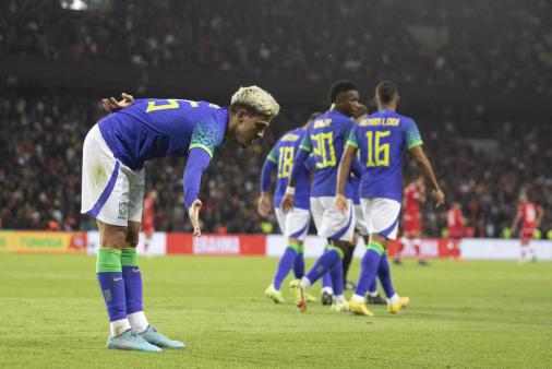 Pedro celebra gol pela Seleção Brasileira: ‘Que seja o primeiro de muitos’