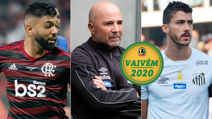 Gabigol e Gustavo Henrique no Flamengo, Sampaoli em terras brasileiras, Goiás vetando a ideia do Corinthians de ceder jogadores para ter Michael, o PSG tem interesse em Guardiola e Renato Gaúcho renovou com o Grêmio. Veja as movimentações do vaivém desta quinta-feira a seguir na galeria especial do LANCE!.