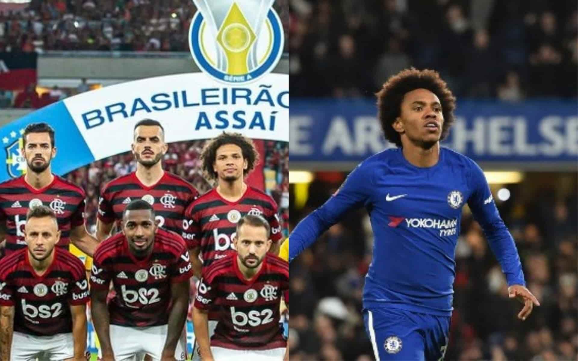 O Flamengo teve uma renovação de contrato em seu elenco, o atacante Willian despertou interesse do futebol espanhol... Confira na galeria as últimas do mercado da bola. 