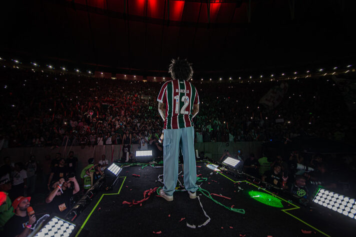 No ano de 2023, após mais de uma década na Europa, o lendário lateral Marcelo estava de volta ao Fluminense com direito a festa com mais de 40 mil pessoas no Maracanã.