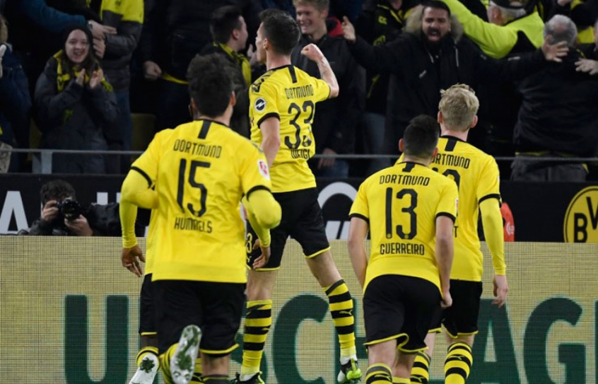 Borussia Dortmund - Pontos: 51 / Jogos: 25 / Vitórias: 15/ Empates:  6/ Derrotas: 4 / Gols: 68