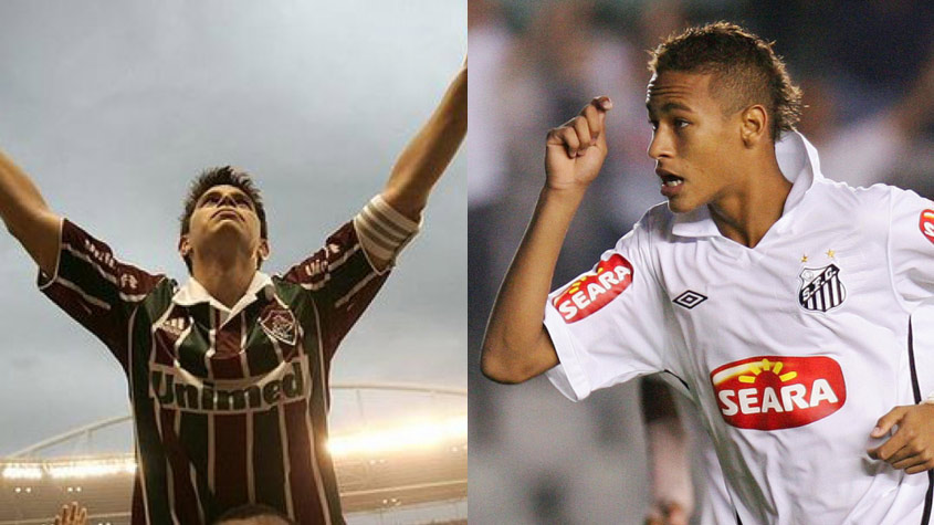 O Fluminense sagrou-se campeão brasileiro em 2010, enquanto o Santos levou a Copa do Brasil. Nos destaques de cada equipe, Gum, Conca e Fred; André, Robinho e Neymar.