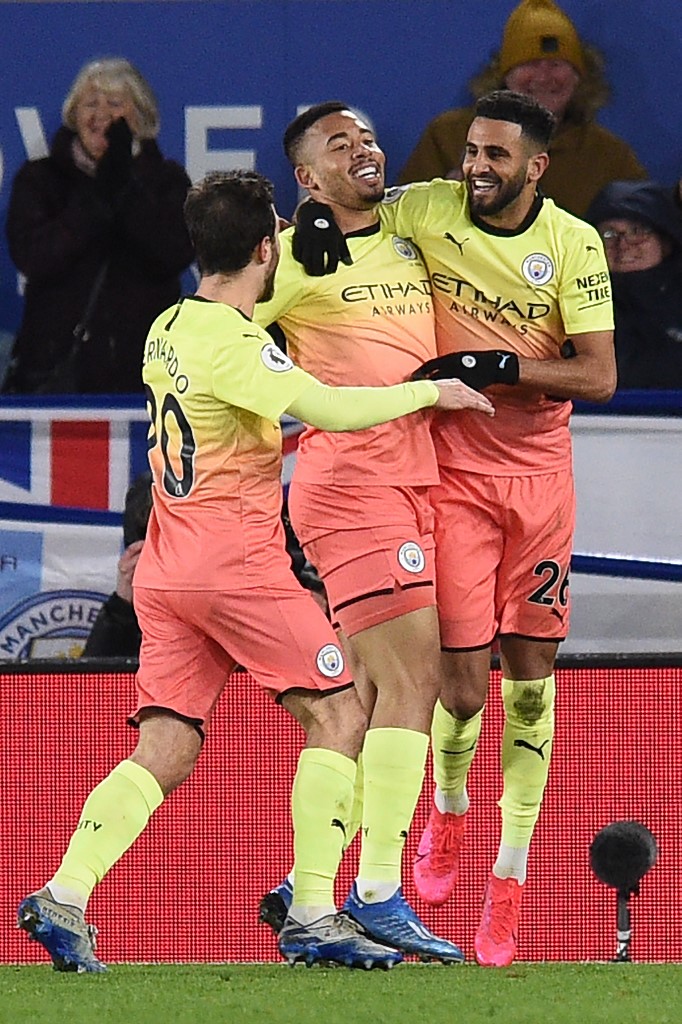 Gabriel Jesus substituiu Aguero aos 31 minutos do segundo tempo e, aos 34, fez o gol da vitória do Manchester City sobre o Leicester, por 1 a 0, sábado, no King Power Stadium, pelo Inglês.