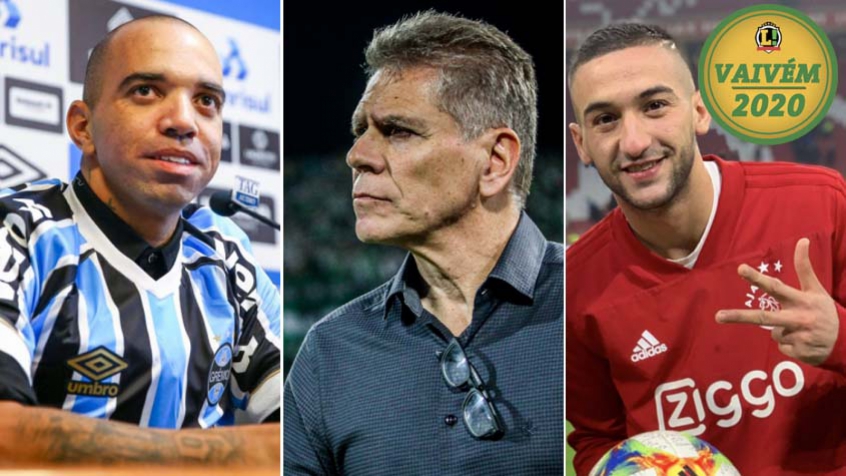 A manhã desta quarta-feira foi agitada. As negociações de Diego Tardelli e Paulo Autuori avançaram e o meia Ziyech está na mira do futebol inglês. Veja as últimas do vaivém