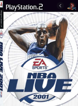 Capa do game NBA Live 2001