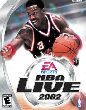 Capa do game NBA Live 2002