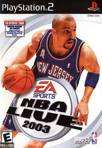 Capa do game NBA Live 2003