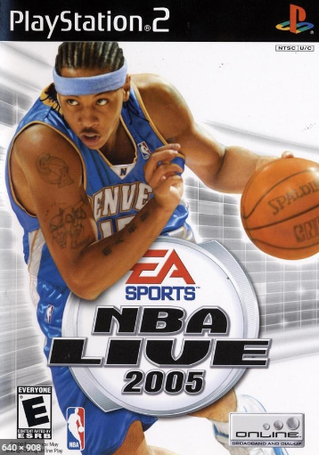 Capa do game NBA Live 2005