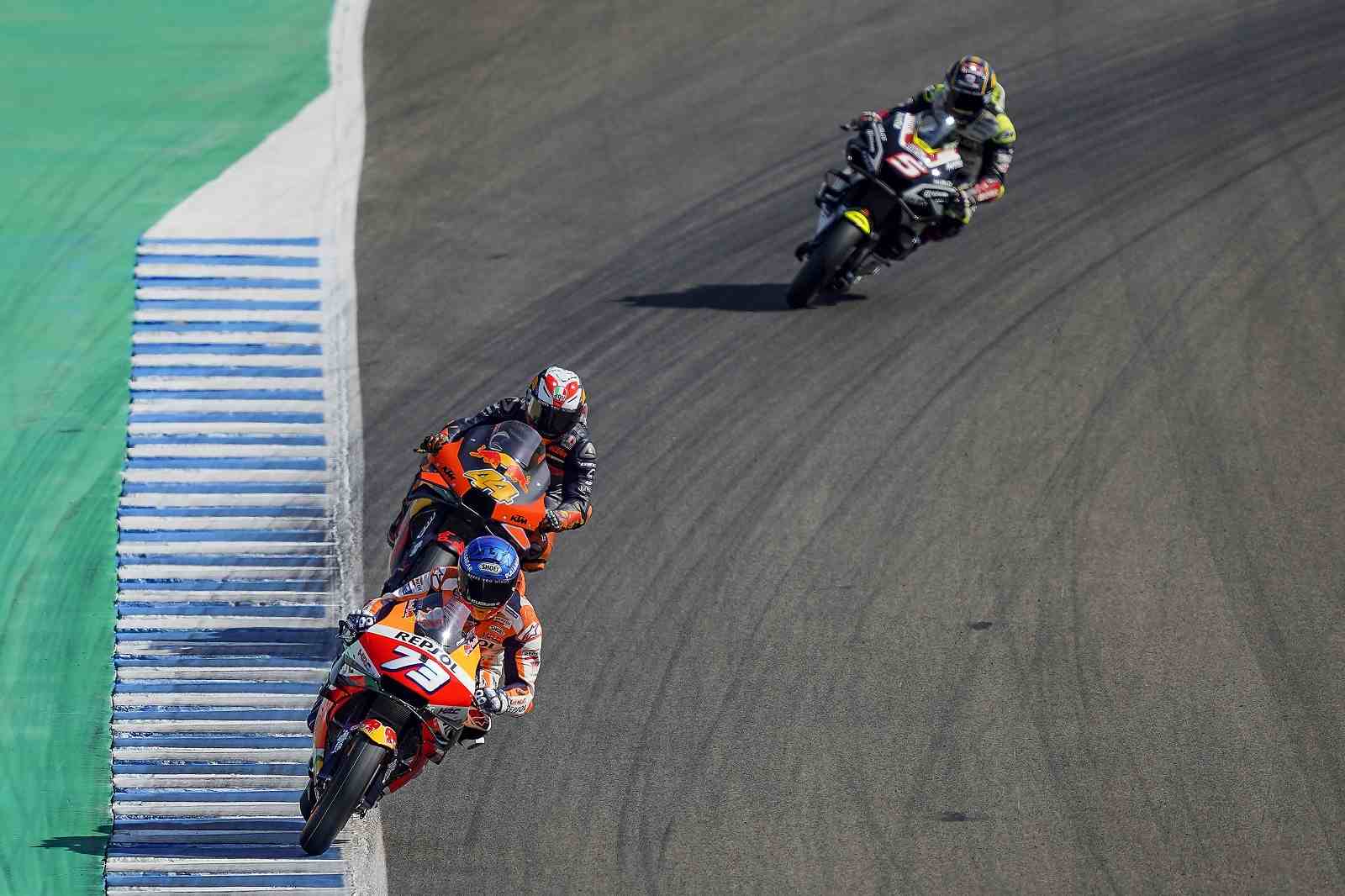 ÁLex Márquez foi o único a ir para a pista do time