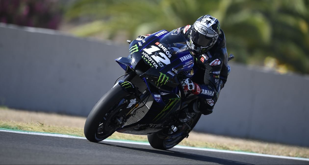 Maverick Viñales tem motivos para comemorar: foi o mais rápido da sexta