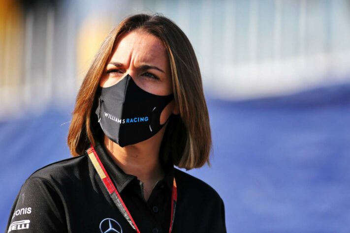 Claire Williams em seu último final de semana como chefe de equipe