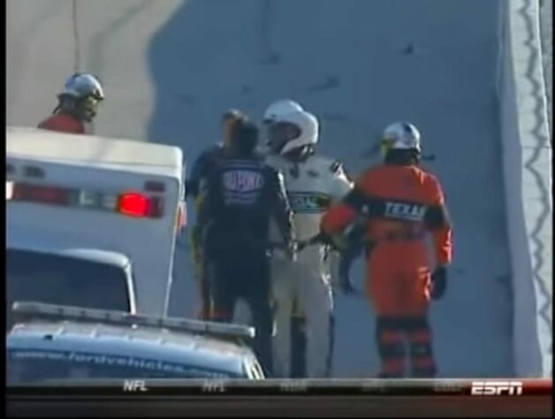 A Nascar também é palco de alguns sopapos. Um dos mais marcantes foi entre Jeff Gordon e Jeff Burton, ainda na pista, durante uma etapa no Texas em 2010