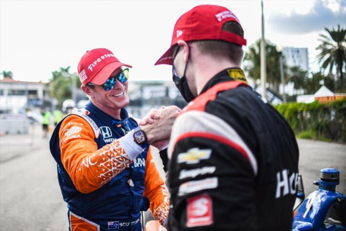 Dixon pregou respeito pelo rival Newgarden após a batalha em 2020
