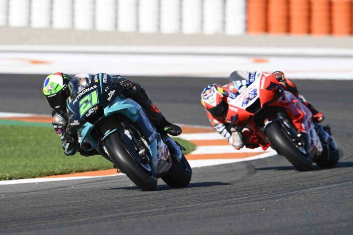 Franco Morbidelli precisou segurar Jack Miller no final