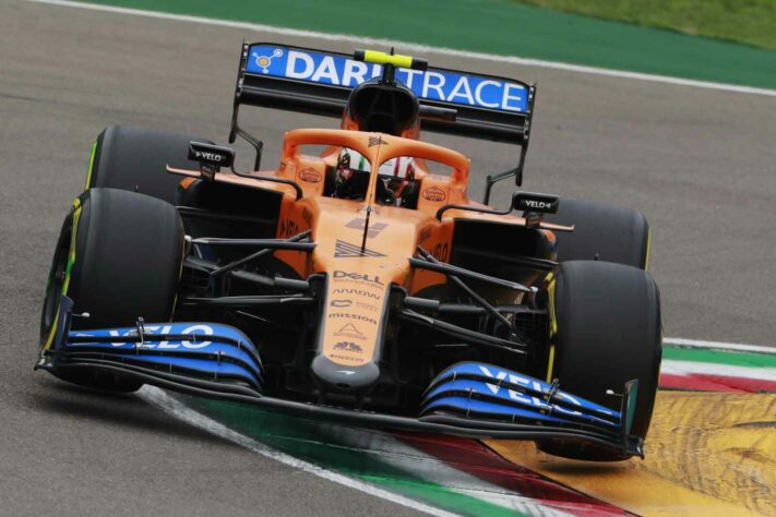 Lando Norris foi o oitavo colocado em Ímola e não saiu contente com o resultado