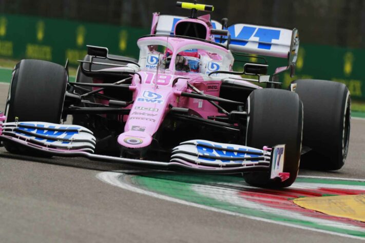 Lance Stroll teve um dia para esquecer em Ímola e terminou apenas em 13º