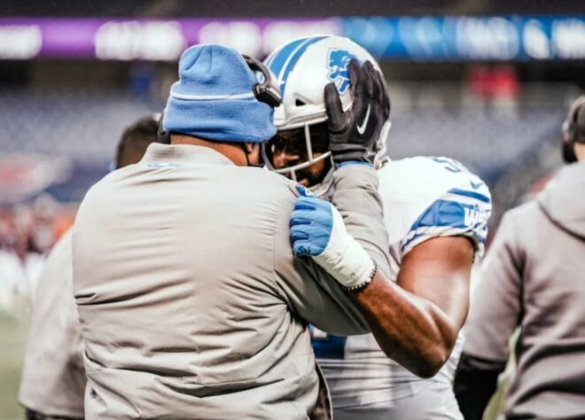 22º Detroit Lions (5-7) - A demissão de Matt Patricia pode ter acendido um fogo que estava apagado no elenco da franquia de Michigan.