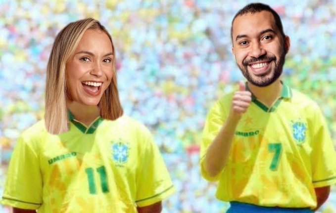 Memes do BBB21 - O entrosamento entre Sarah e Gilberto também foi comparado com a dupla Bebeto e Romário na Copa do Mundo de 94