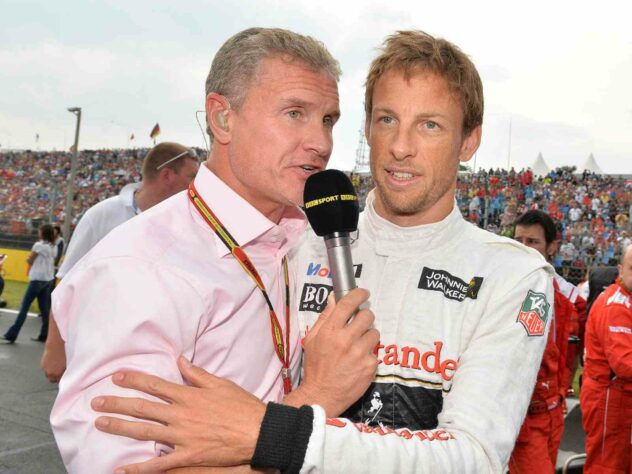 David Coulthard: saiu ileso de um acidente aéreo e voltou a correr após quatro dias.