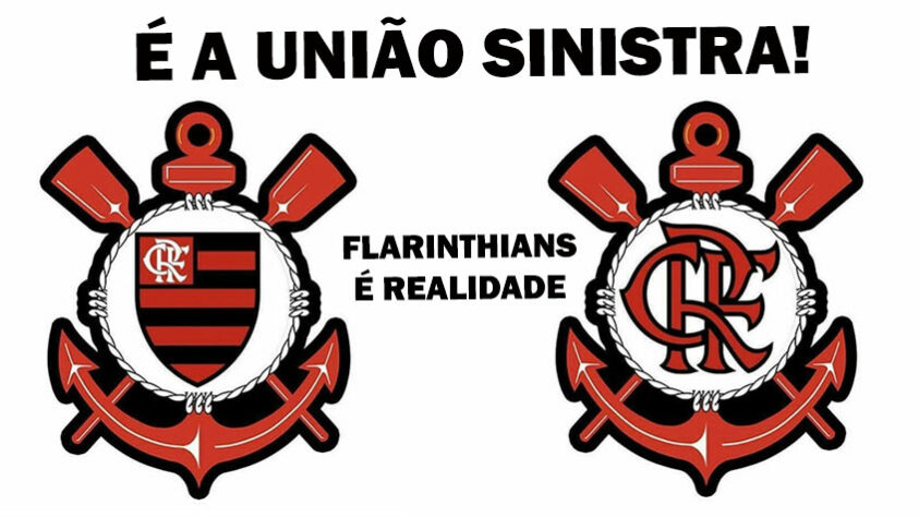 União Flarinthians é real? 🎥 Reprodução #futebol #corinthians #flamen