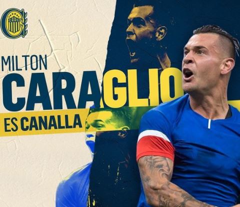 FECHADO - O Rosario Central está no mercado de transferências para reforçar o seu elenco e o atacante Milton Caraglio acertou o seu regresso ao clube. Aos 32 anos, o artilheiro possui uma grande identificação com o time Canalla e topou a oferta apresentada pela diretoria do time argentino.