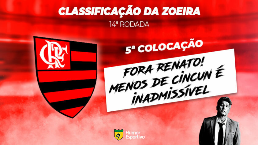 Brasileirão: a Classificação da Zoeira do Humor Esportivo após os jogos da 14ª rodada