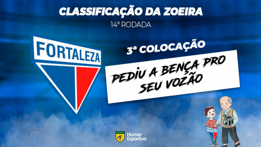 Brasileirão: a Classificação da Zoeira do Humor Esportivo após os jogos da 14ª rodada