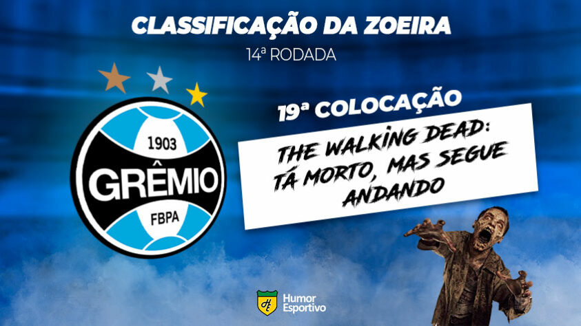 Brasileirão: a Classificação da Zoeira do Humor Esportivo após os jogos da 14ª rodada