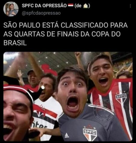 Confira os melhores memes da classificação do São Paulo sobre o