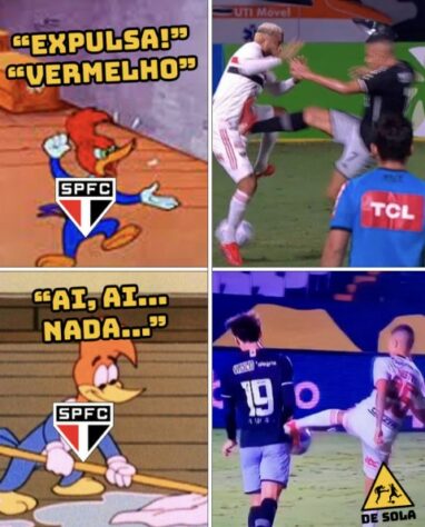 Pablo e Luciano protagonizam memes da derrota do São Paulo para o