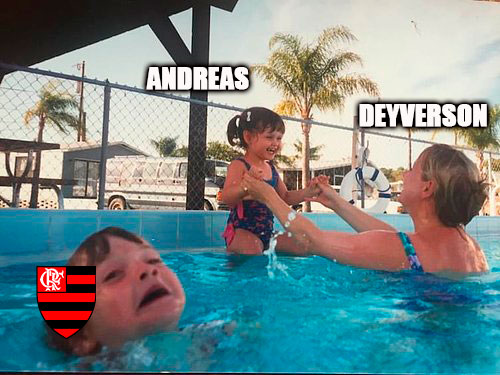 Após falha na final da Libertadores contra o Palmeiras, Andreas protagonizou vários memes nas redes sociais.