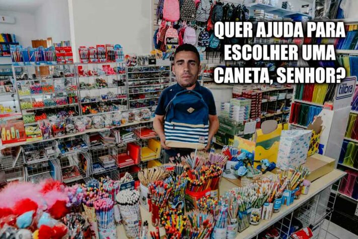 Gabriel é alvo de memes após levar mais uma caneta, dessa vez de Rodinei, do Flamengo.