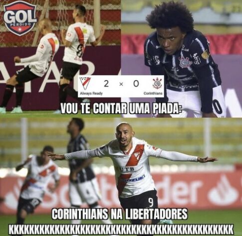 Corinthians é alvo de memes após derrota para o Always Ready na estreia da  Libertadores – LANCE!