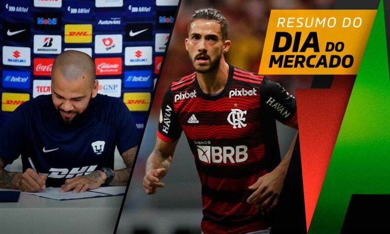 Gustavo Henrique está acertando sua saída do Flamengo para um clube da Turquia, Daniel Alves assinou contrato com time mexicano... Tudo isso e muito mais no resumo do dia do mercado deste sábado (23)!