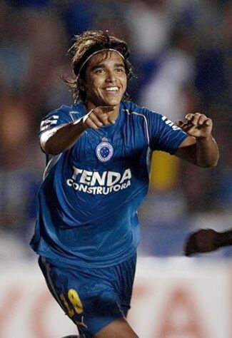 2008 (empate entre dois nomes) - Marcelo Moreno (Cruzeiro/Foto) e Salvador Cabanãs (América-MX): 8 gols 