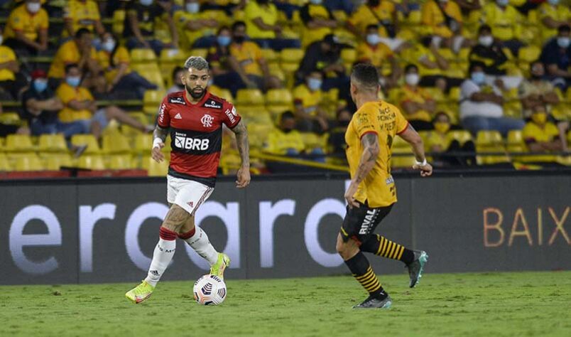 2021 - Gabriel Barbosa, do Flamengo, foi o artilheiro da Libertadores com 11 gols.