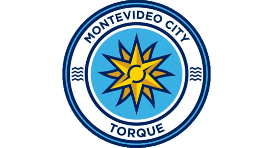 Montevideo City Torque - Uruguai - primeira divisão - Grupo City comprou 100% do clube em 2017 - o escudo foi modificado em 2020