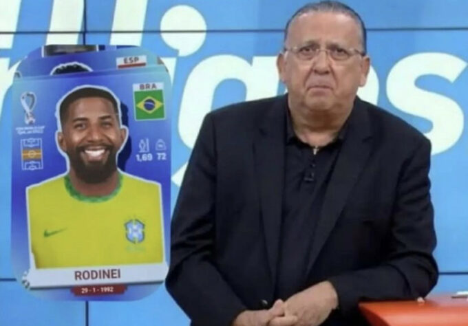 Em alta, Rodinei e Pedro Raul protagonizam brincadeiras envolvendo a Seleção Brasileira.