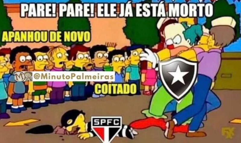 Os melhores memes da derrota do São Paulo para o Botafogo.