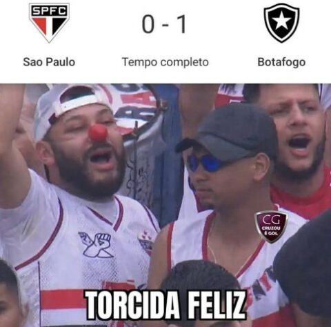 Os melhores memes da derrota do São Paulo para o Botafogo.