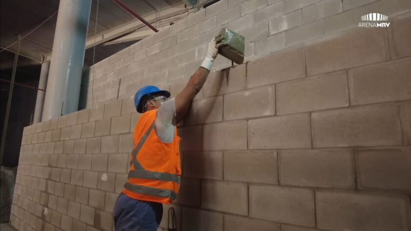 GALERIA: veja como estão as obras da Arena MRV, novo estádio do Atlético Mineiro.