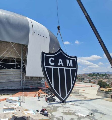 GALERIA: veja como estão as obras da Arena MRV, novo estádio do Atlético Mineiro.