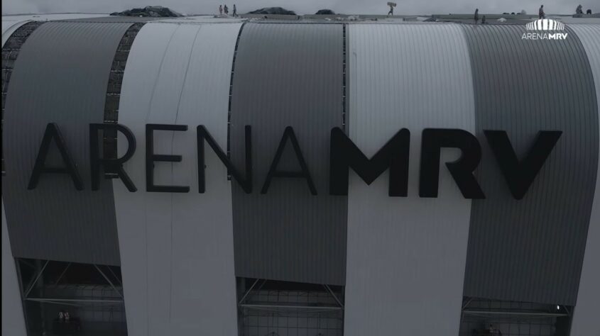 GALERIA: veja como estão as obras da Arena MRV, novo estádio do Atlético Mineiro.