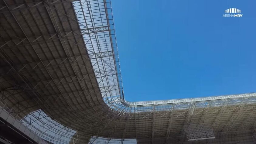 GALERIA: veja como estão as obras da Arena MRV, novo estádio do Atlético Mineiro.