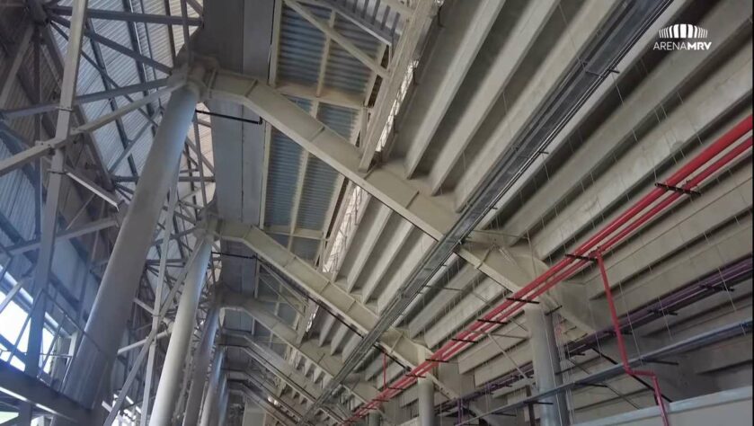 GALERIA: veja como estão as obras da Arena MRV, novo estádio do Atlético Mineiro.