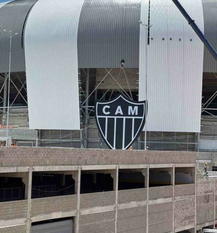 GALERIA: veja como estão as obras da Arena MRV, novo estádio do Atlético Mineiro.