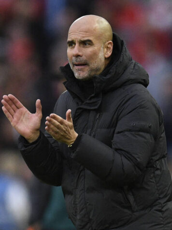 Pep Guardiola (ESP), no Manchester City (ING) desde julho/2016