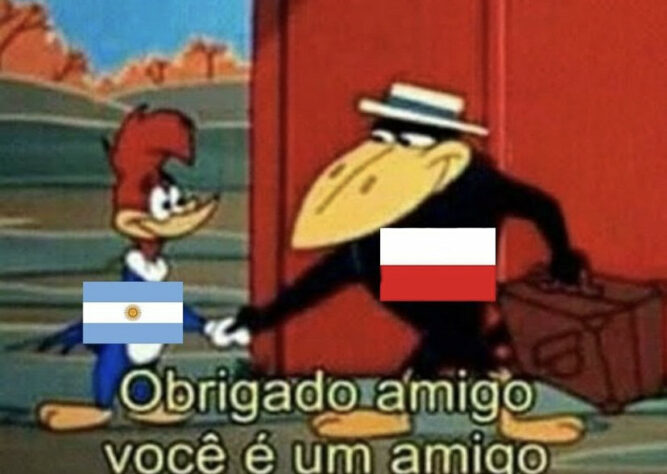 Copa do Mundo - Os melhores memes da vitória da Argentina sobre a Polônia pela última rodada do Grupo C.